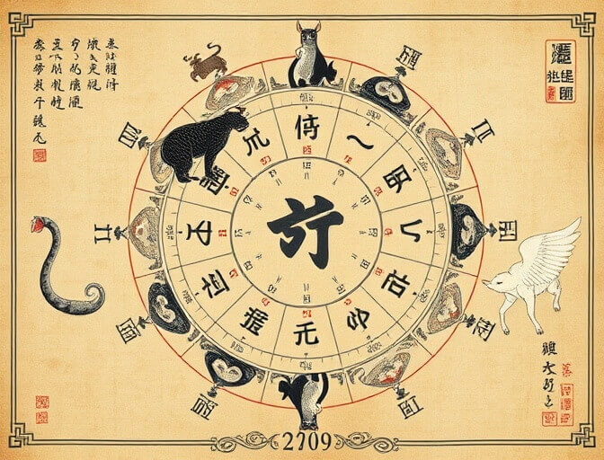 Zodiac feng shui object selection